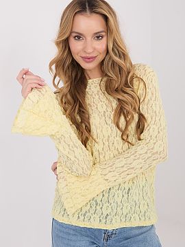 Bluzka Italy Moda  Stylish, fitted lace blouse is a unique model that will work perfectly for formal occasions, parties, and in stylish work outfits. Made of h