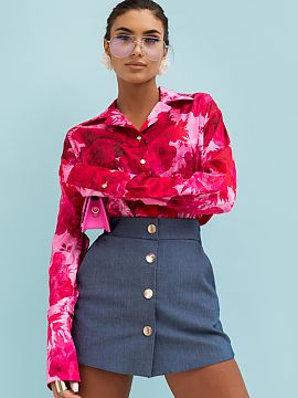 Skort LaBalancia  The BLISS denim skirt-shorts are a unique piece of clothing that combines comfort and trendy style. Made of high-quality materials, these sk