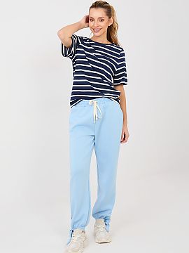 Tracksuit trousers Italy Moda  Casual jogger-style sweatpants are the perfect everyday proposition, combining comfort with a fashionable look. Made of a soft and flexible 