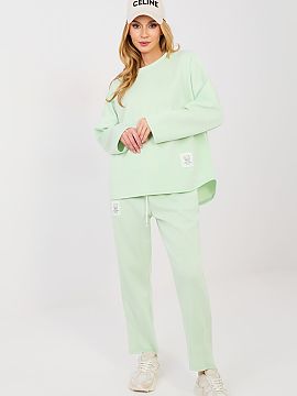 Complete Rue Paris  Women\'s tracksuit set consisting of a sweatshirt and pants is an ideal proposition for everyday casual stylizations, combining comfort with