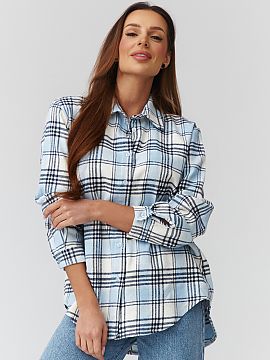 long sleeve shirt Makadamia  There are clothes that never go out of style, and a plaid shirt is just such a classic that is worth having on hand all year round. Our prop