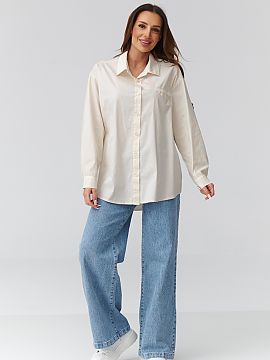 long sleeve shirt Makadamia