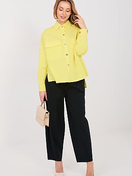 long sleeve shirt Italy Moda  Universal women\'s casual shirt, perfect for everyday styling. Made of comfortable to the touch cotton with a touch of elastane, it ensures 