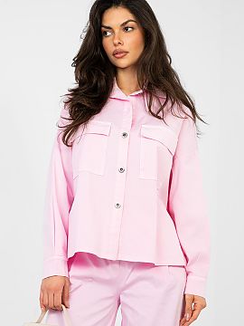 long sleeve shirt Italy Moda  Universal women\'s shirt in a casual style, perfect for everyday styling. Made of pleasant to the touch cotton with a touch of elastane, it 