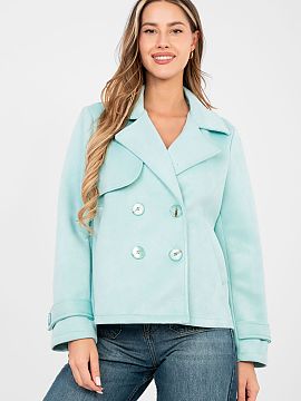 Coat Factory Price  The transitional women\'s suede coat is a stylish proposition in a casual edition, perfect for everyday wear. It will work perfectly in the 