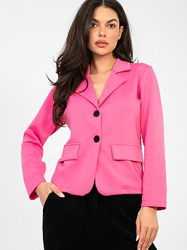 Jacket Italy Moda  Stylish women\'s blazer in a casual style, perfect for everyday wear and work. The classic form in a modern edition makes the model compleme