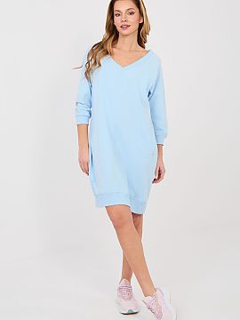 Daydress BFG  Comfortable sweatshirt dress with a simple cut is a perfect choice for everyday stylizations, combining comfort with a casual style. The smo