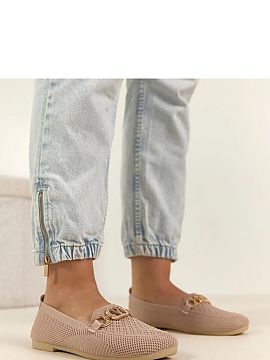 Moccasins Solea  Loafers with a gold decoration are stylish and comfortable footwear perfect for everyday wear. Made of high-quality fabric, they are lightwe