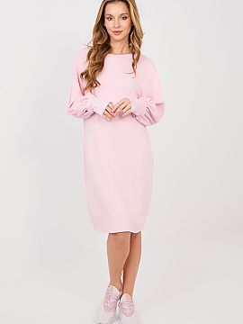 Daydress Rue Paris  A sweatshirt dress made of buttery soft material is a proposal that delights with its softness, delicacy, and exceptionally pleasant touch f