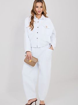 corduroy trousers Rue Paris  Stylish women\'s corduroy pants are a perfect choice for everyday, casual styling. The carrot cut is characterized by a looser fit around th