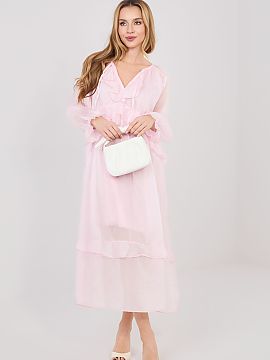 day dress Italy Moda  Summer boho dress in a loose, casual style that provides comfort and lightness for everyday wear. Made of a pleasant to the touch fabric tha