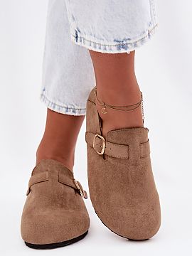 Shoes Step in style  Women\'s slip-on shoes in the style of loafers made of eco suede are a combination of comfort and a fashionable look. The slip-on style ensu