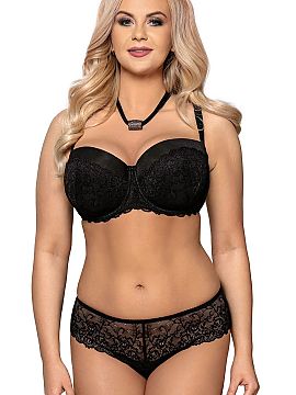 Panties Vena  Women\'s panties cut into panties, finished with elegant lace. Smooth back.