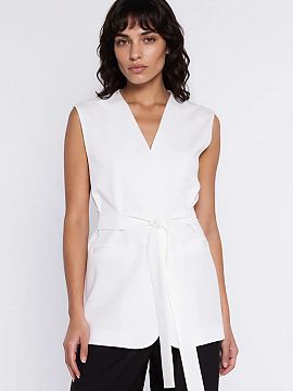 Vest Nife  Stylish women\'s vest with a regular fit cut is an elegant and modern wardrobe element that works great in both casual and more formal styli