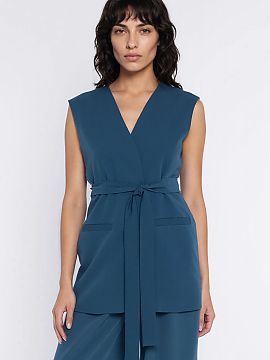 Vest Nife  Stylish women\'s vest with a regular fit cut is an elegant and modern wardrobe element that will work great in both casual and more formal s
