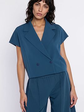 Jacket Nife  Elegant short women\'s jacket in a classic regular cut is a stylish wardrobe staple that combines timeless elegance with everyday comfort. T