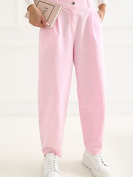 corduroy trousers Rue Paris  Fashionable women\'s corduroy carrot pants that combine comfort with timeless, casual style. This is a perfect proposition for everyday wear