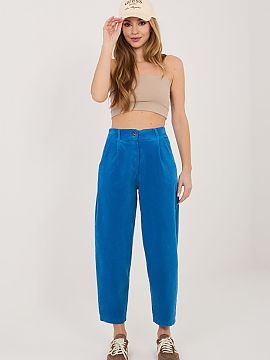 corduroy trousers Rue Paris  Stylish women\'s carrot corduroy pants that combine comfort with timeless, casual style. It\'s the perfect choice for everyday wear, suitabl