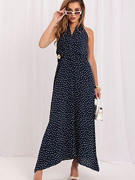 Daydress Italy Moda  Elegant and extremely feminine summer maxi dress, which will work perfectly both for everyday wear and for special occasions. The flared cut