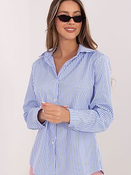 Long sleeve shirt Factory Price  Women\'s shirt in a classic cut in a casual version is a perfect choice for everyday wear and work. The striped pattern gives it a timeless 