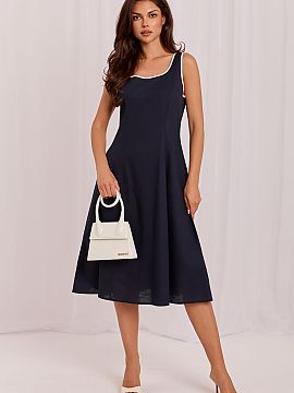Daydress Italy Moda  Stylish summer boho dress is the perfect choice for women who appreciate naturalness, comfort, and subtle elegance. The flared cut beautiful