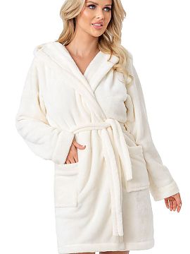 Bathrobe Donna  Women\'s bathrobe with hood 101 is a perfect choice for cooler days when comfort, warmth, and pleasant wrapping are important. Made of soft,