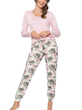 Pyjama Donna  Women\'s pajamas Mila is a combination of comfort, elegance, and pleasant lightness. Made of soft, breathable viscose, it provides comfort a