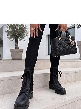 Bootie Solea  Women\'s work boots made of combined materials are a stylish model that fits perfectly into urban, casual character. The combination of diff