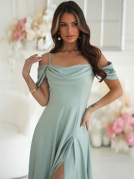 Long dress Bicotone