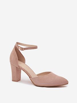 Block heel pumps Step in style