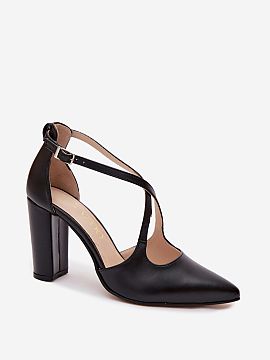 Block heel pumps Step in style