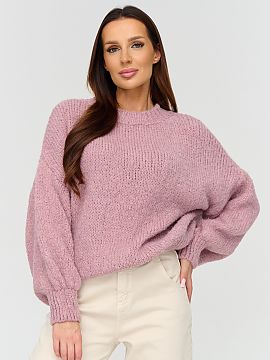 Jumper Makadamia  A soft women\'s sweater with a loose cut is a perfect choice for cooler days. The relaxed form provides comfort and does not restrict moveme