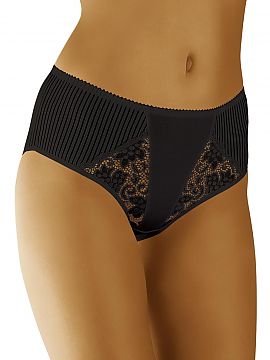 Panties Wolbar  Classic, slightly higher cut of underwear combined with a chic style. Eco-Mi is a comfortable panties in a striped pattern, fashionable this