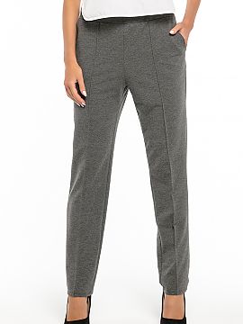 Women trousers Tessita  Elegant trousers with edge and pockets made of cotton knit. Ideal for many occasions.