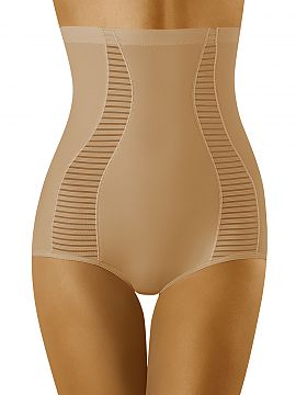 Panties Wolbar    Elegant figure-correcting panties.
 - shape the waist and hips, flatten the belly.
 - high waist
 - insertions on the front visually le