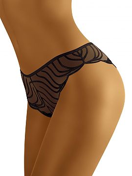 Panties Wolbar   Excellent panties.
 - fully made of embroidered tulle
 - embroidery claws intertwine on the front creating an original pattern
 - made o