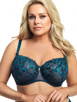 Soft Gorsenia Lingerie  Dark shades of green are currently extremely fashionable, hence we are not surprised that it also appeared in Gorsenia. Rimini is a bra in a