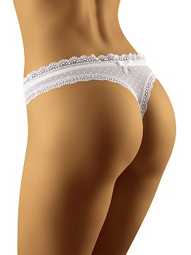 T-backs Wolbar  Rueda thong is a very sublime proposition composed of delicate lace that airily wraps both the upper and lower part of underwear. This delic