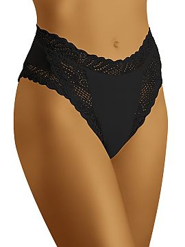 Panties Wolbar  Elegant ladies panties, which beautifully decorate the hips. Made of soft, smooth fabric, which is gracefully wrapped around the edges with 