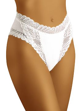 Panties Wolbar  Elegant ladies panties, which beautifully decorate the hips. Made of soft, smooth fabric, which is gracefully wrapped around the edges with 