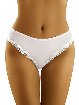 Panties Wolbar  The real charm of femininity! Ofra II is a comfortable panties finished with beautiful, embroidered lace. They charm with charm, subtlety an