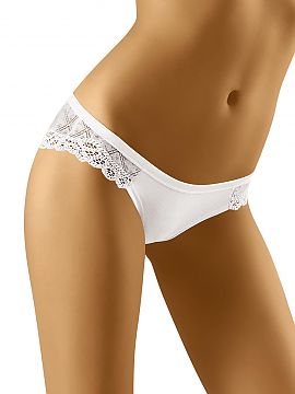 Panties Wolbar  Charming panties with lace sides. Hip cut, perfectly decorates the body. Soft, cotton knitted fabric of the highest quality.