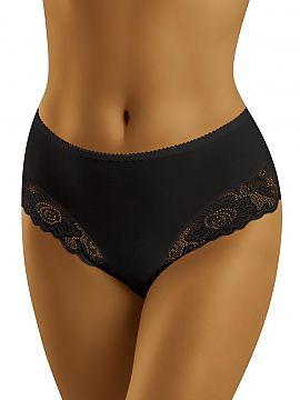 Panties Wolbar  Great panties, ideal for any woman who loves cotton. Model with a classic cut entirely made of soft and pleasant knitwear. On the sides of t