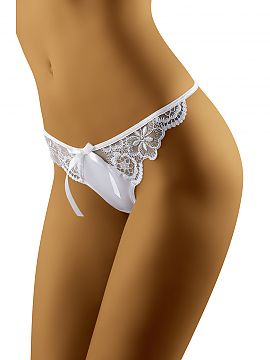 T-backs Wolbar  Very charming proposition of thongs Pavana. The model with a sensual, well-cut cut, on thin straps on the sides, sexy. Lace inserts in the f