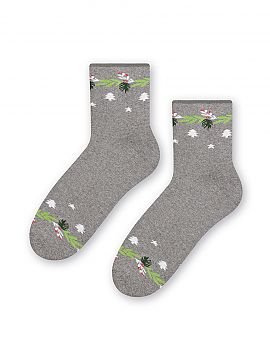 Socks Steven  Beautiful winter-Christmas patterns are also found on our cotton terry socks. Made of cotton of the best quality, they will appeal to even t