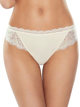 Panties Lapinee  Elegant and sensual bra-style panties. The front is made of microfiber. Inside waistband sewn with delicate holding elastic. The top is fini