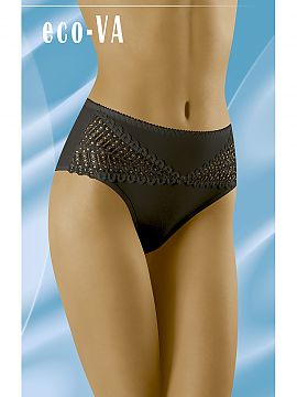 Panties Wolbar  Women\'s panties with a classic cut, made of pleasant to the touch material. The panties are decorated with lace inserts.