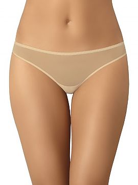 T-backs Teyli  Beige-colored thongs made of high-quality, delicate and airy mesh pleasant to the touch and pleasant to the female body. They are extremely 