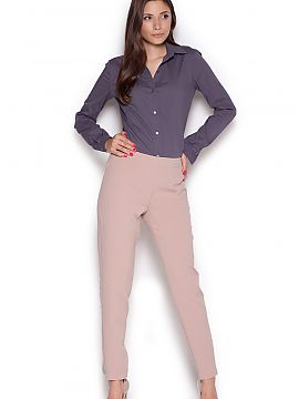 Women trousers Figl  Classic elegance. Fitted trousers with a slightly raised waist, ideal for official meetings and family celebrations. Will look great with al