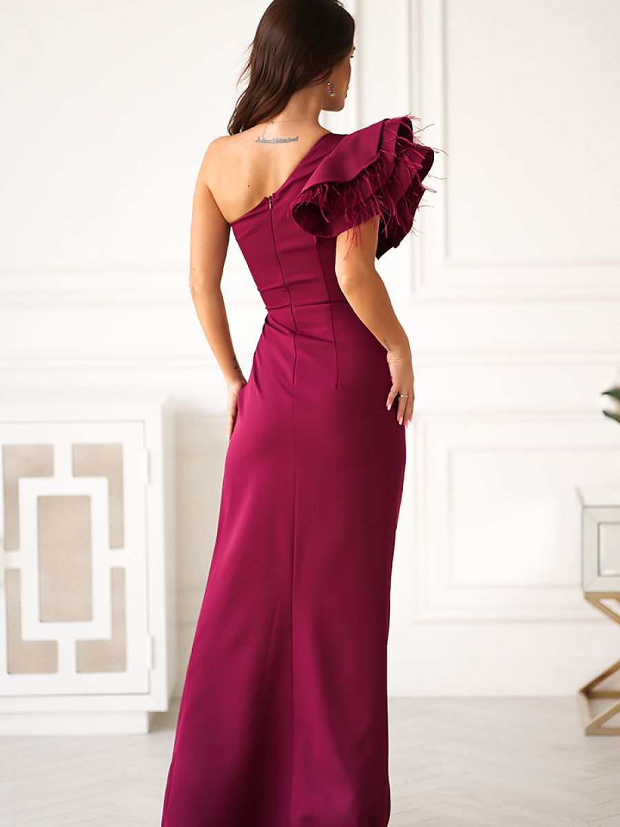  Long dress model 202380 Bicotone 